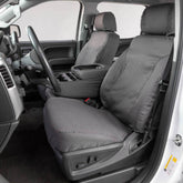 11-14 Ford F-150 Covercraft SS3418PCGY Polycotton SeatSaver Custom Seat Covers - Grey: Size 3 - 1st Row